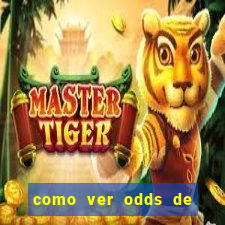 como ver odds de jogos passados