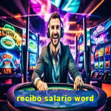 recibo salario word