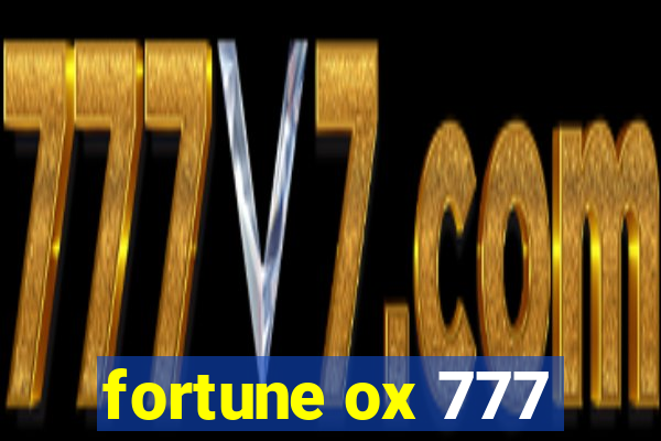 fortune ox 777