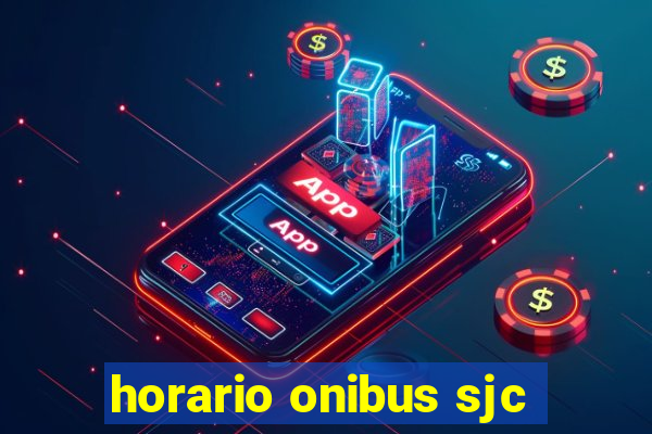 horario onibus sjc