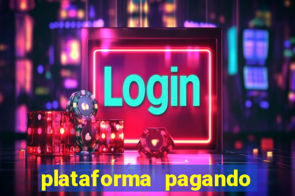 plataforma pagando bonus no cadastro