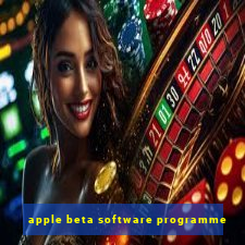 apple beta software programme