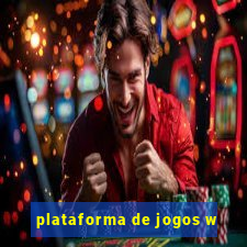 plataforma de jogos w