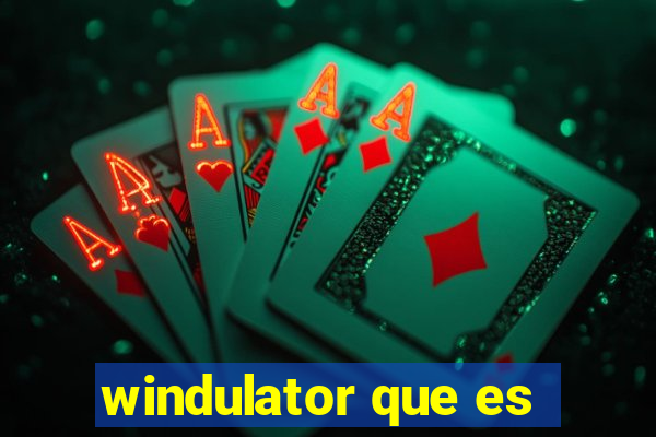 windulator que es