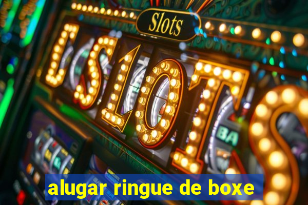 alugar ringue de boxe