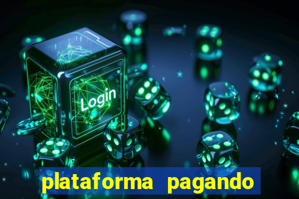 plataforma pagando bem hoje