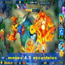 menos 4.5 escanteios