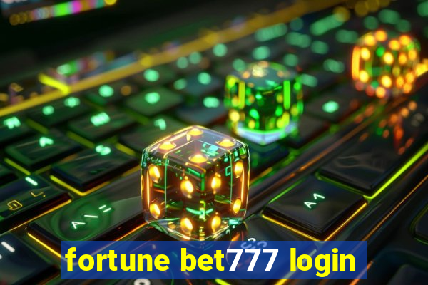 fortune bet777 login