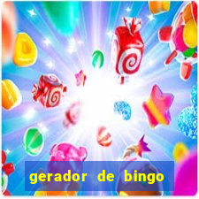 gerador de bingo cha de bebe