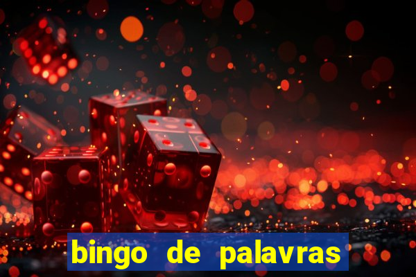 bingo de palavras de natal